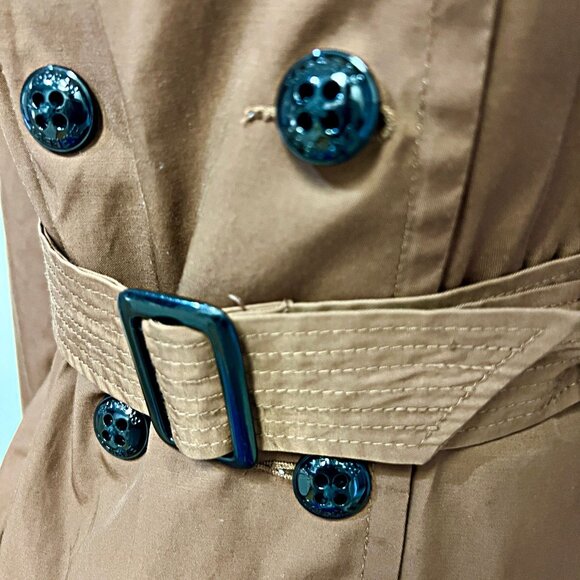 Express Trench Double Breasted Peacoat Long Sleeve Mid-Length Windbreaker Jacket - Picture 10 of 11